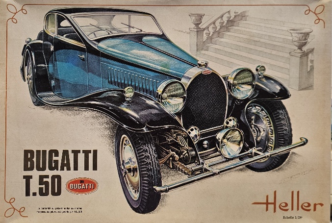 1 Heller 706 Bugatti T.50 1/24