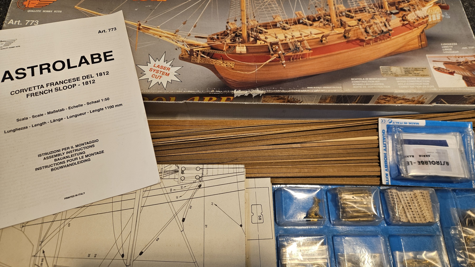 Mantua Model no. 773 Astrolabe 1812 1/50 - Afbeelding 2