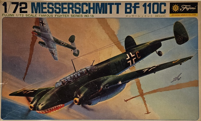 1 Fujimi 7A-16 Messerschmitt Bf 110C 1/72