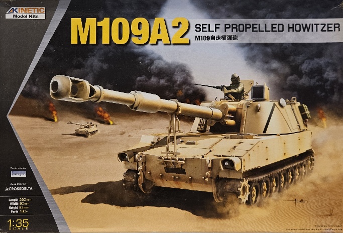 2 Kinetic  K61006 M109A2 Self Propelled Howitzer 1/35