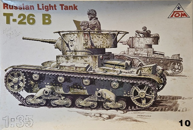 Tom 10 Russian Light Tank T-26 B 1/35