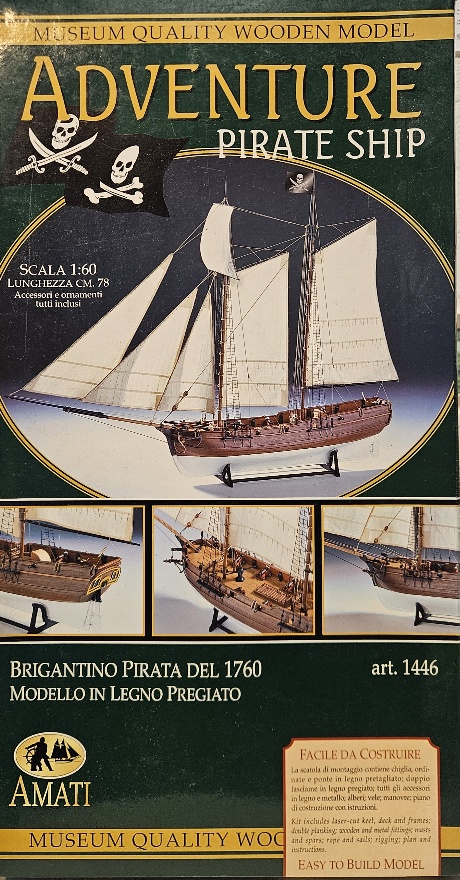 Amati 1446 Adventure Pirate Ship 1/60