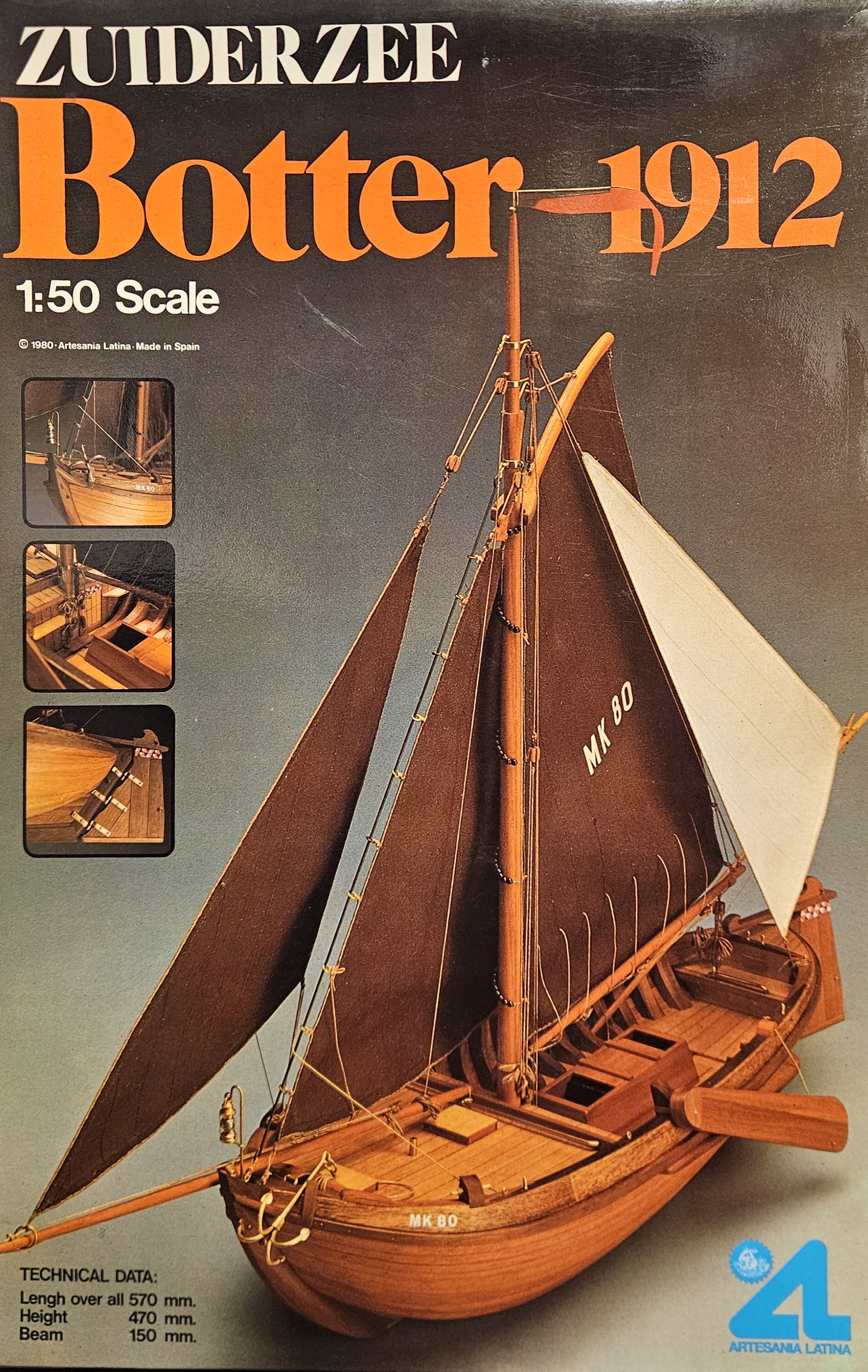 Artesania Latina 403 Zuiderzee Botter 1912 1/50