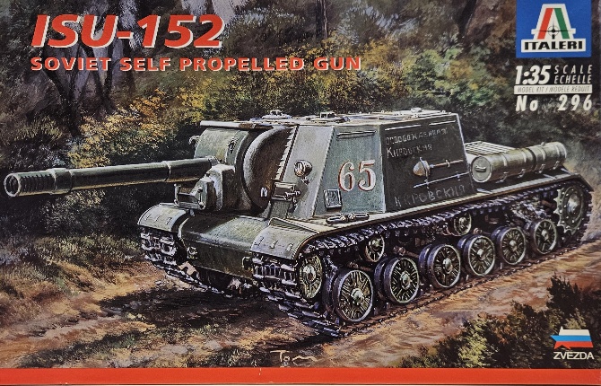 5 Italeri 296 ISU-152 Soviet Self Propelled Gun 1/35
