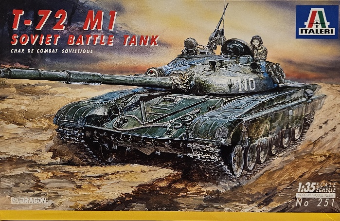 4 Italeri 251 T-72 M 1 Soviet Battle Tank 1/35