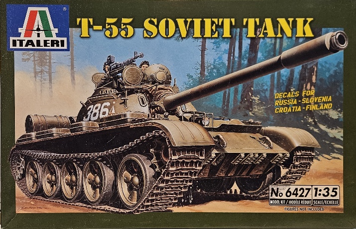 1 Italeri 6427 T-55 Soviet Tank 1/35