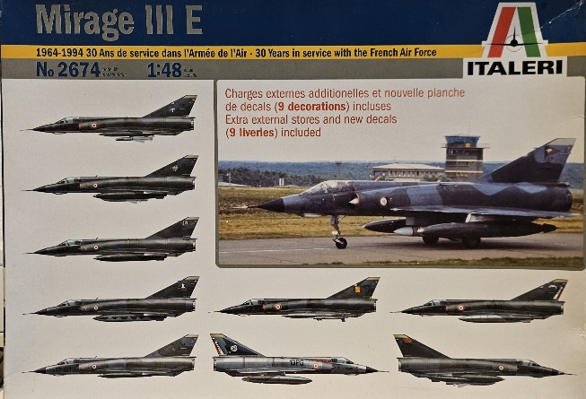 Italeri 2674 Mirage III E 1/48