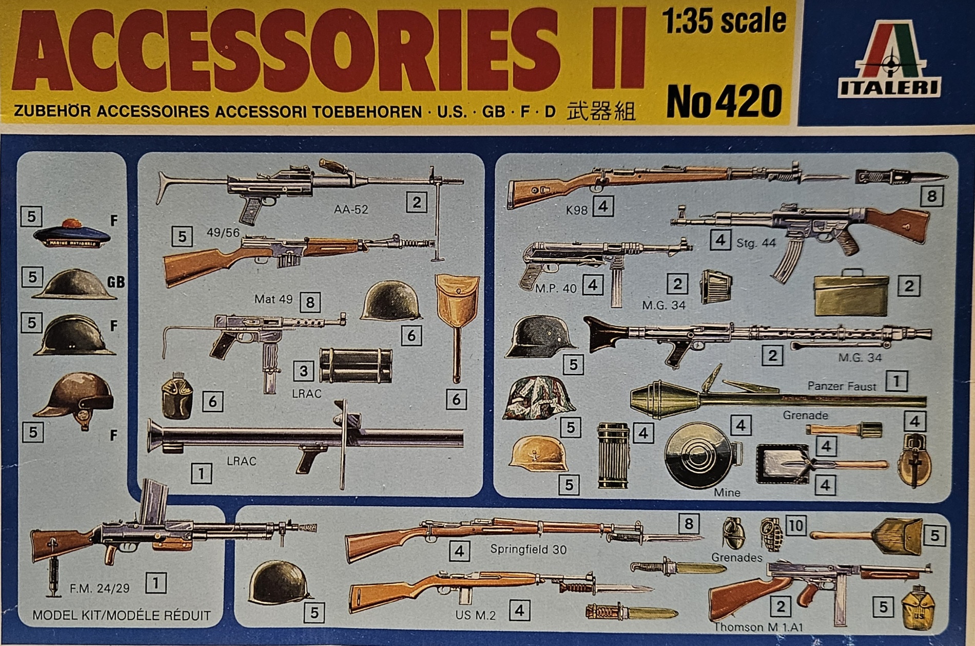 Italeri 420 Accessories II 1/35