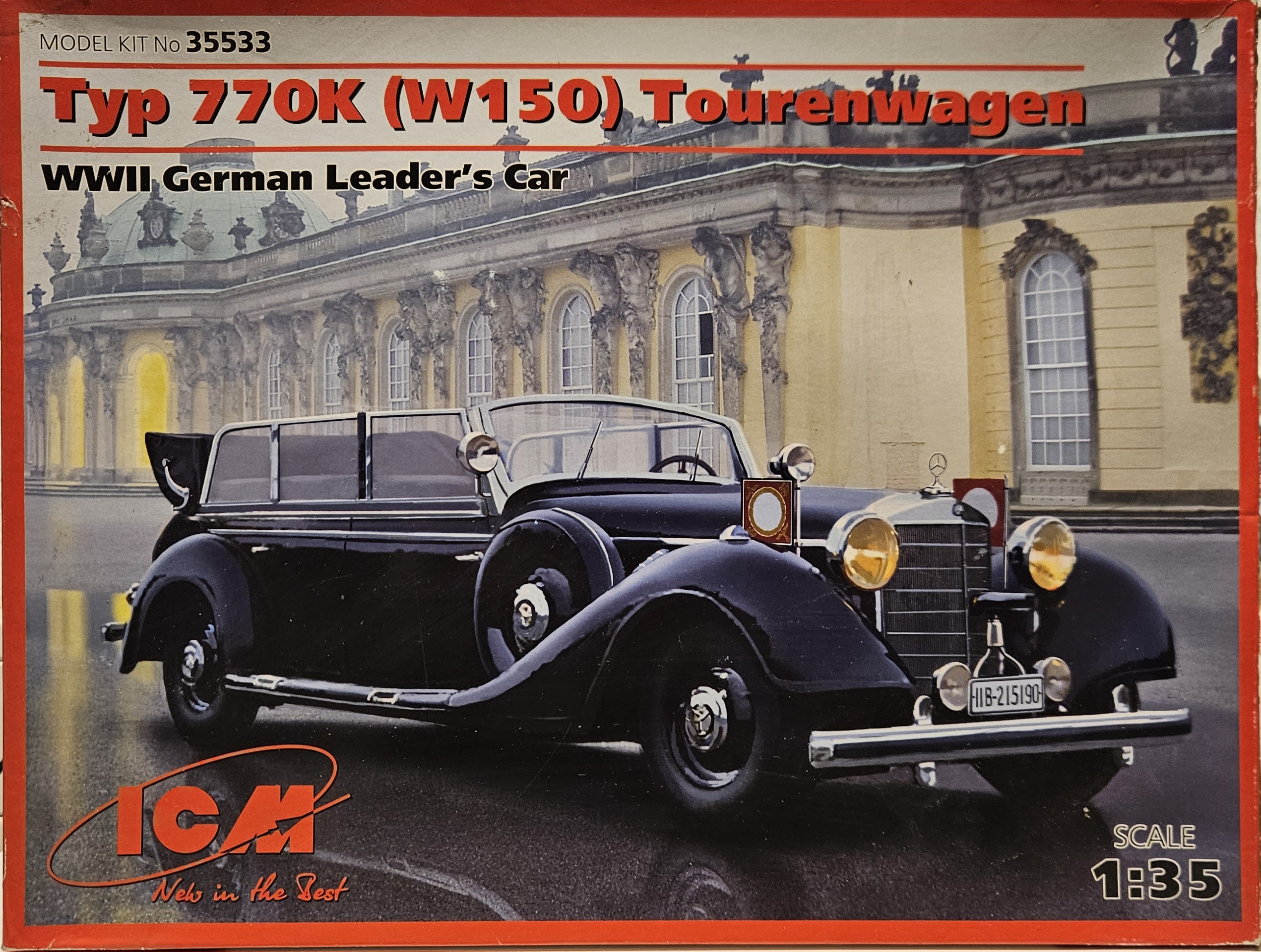 ICM 35533 Typ 770K (W150) Tourenwagen WWII German Leader's Car 1/35