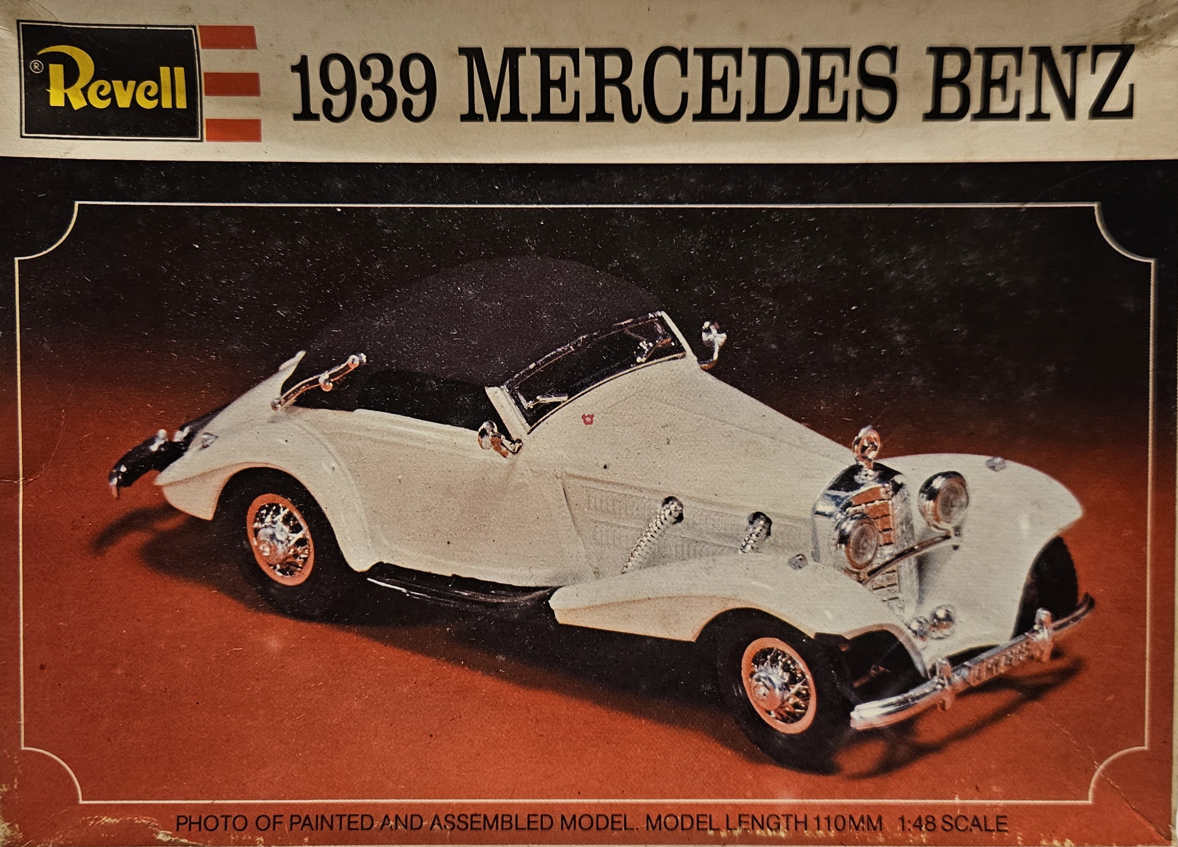 2 Revell H-1269 1939 Mercedes Benz 540-K 1/48