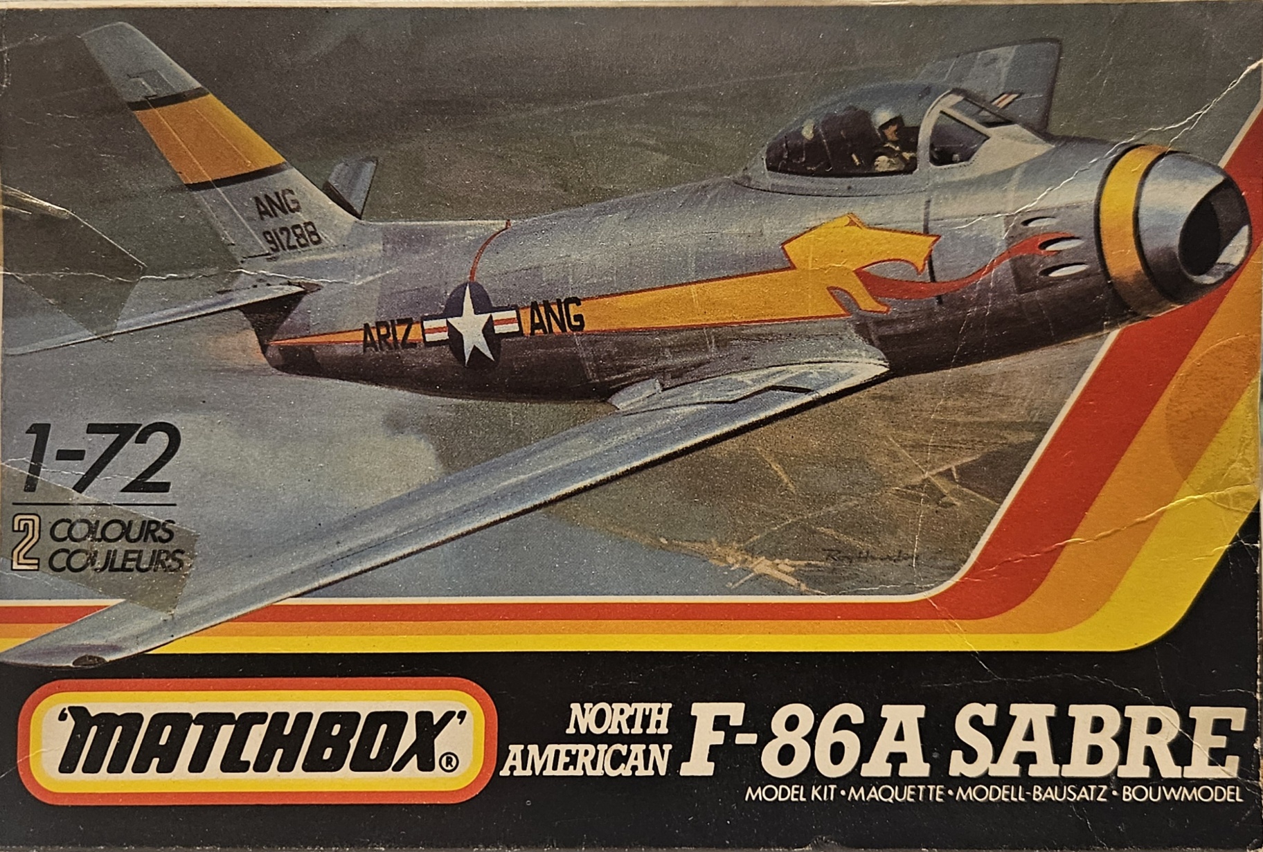 2 Matchbox PK-32 F-86A Sabre 1/72