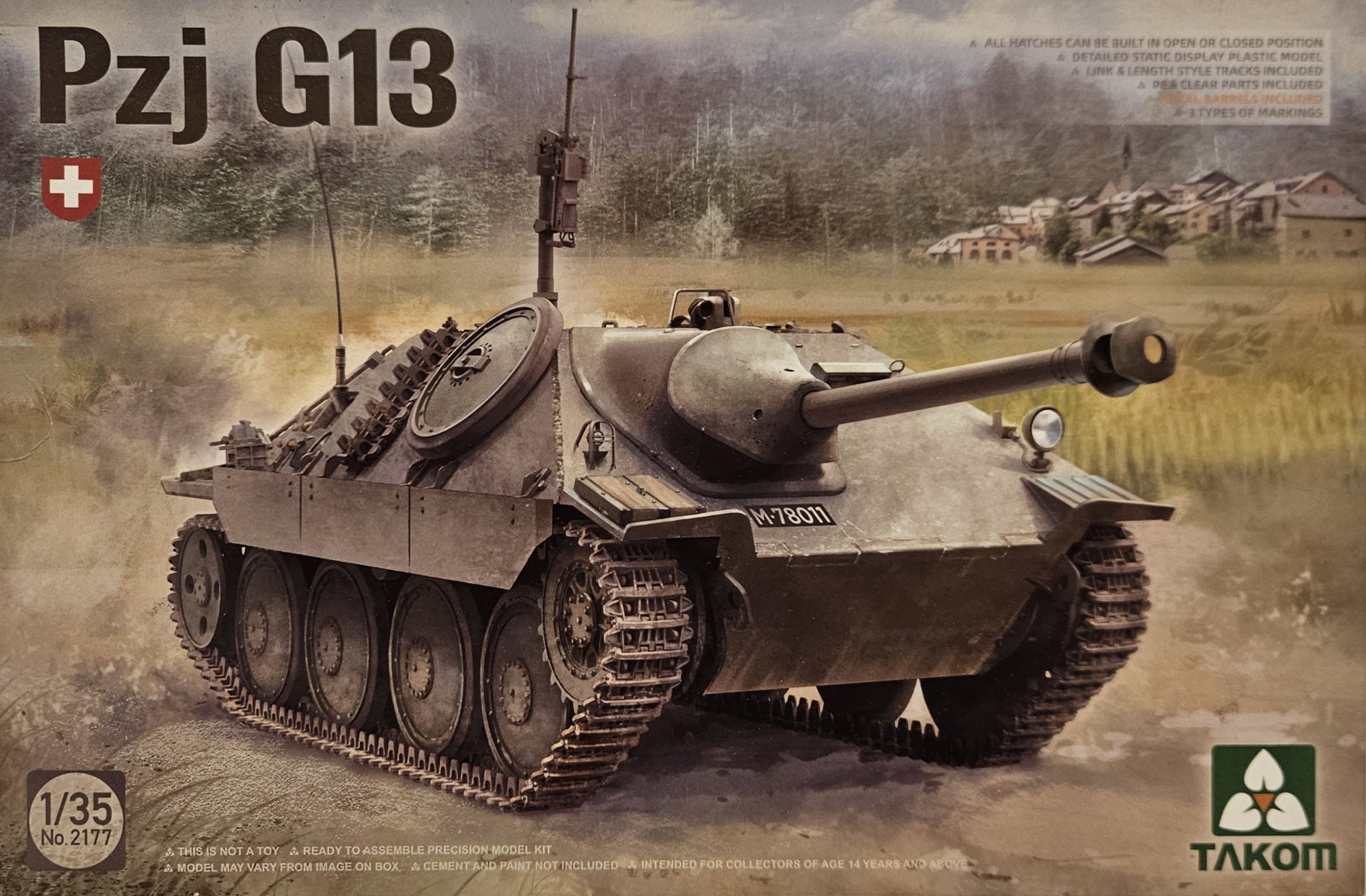3 Takom 2177 Pzj G13 1/35