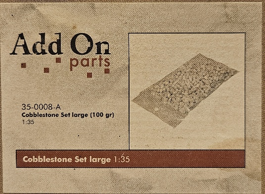Add on Parts 35-0008-A Cobblestone Set Large ( 100 gr ) 1/35