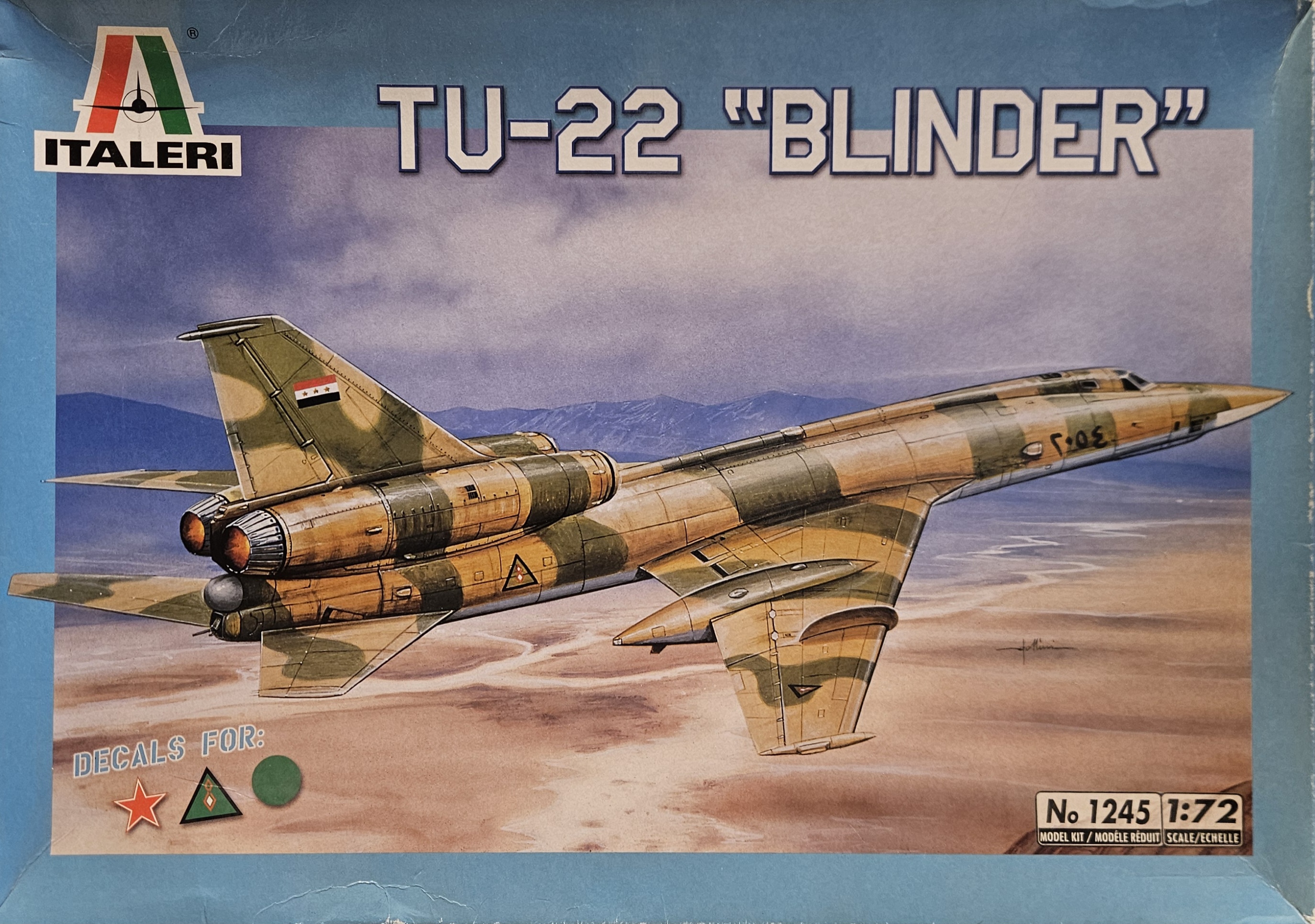 Italeri 1245 TU-22 "Blinder" 1/72