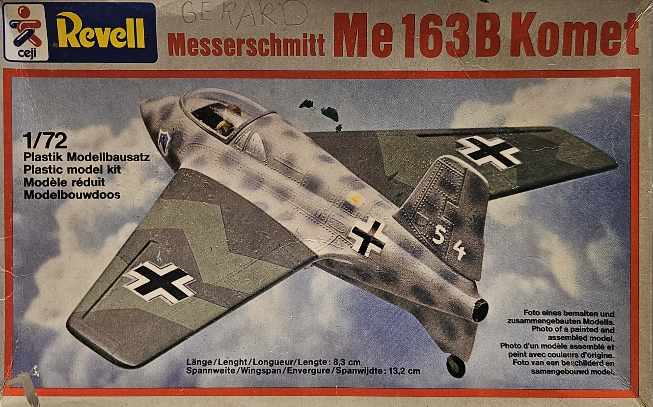 2 Revell 4141 Messerschmitt Me 163B Komet 1/72