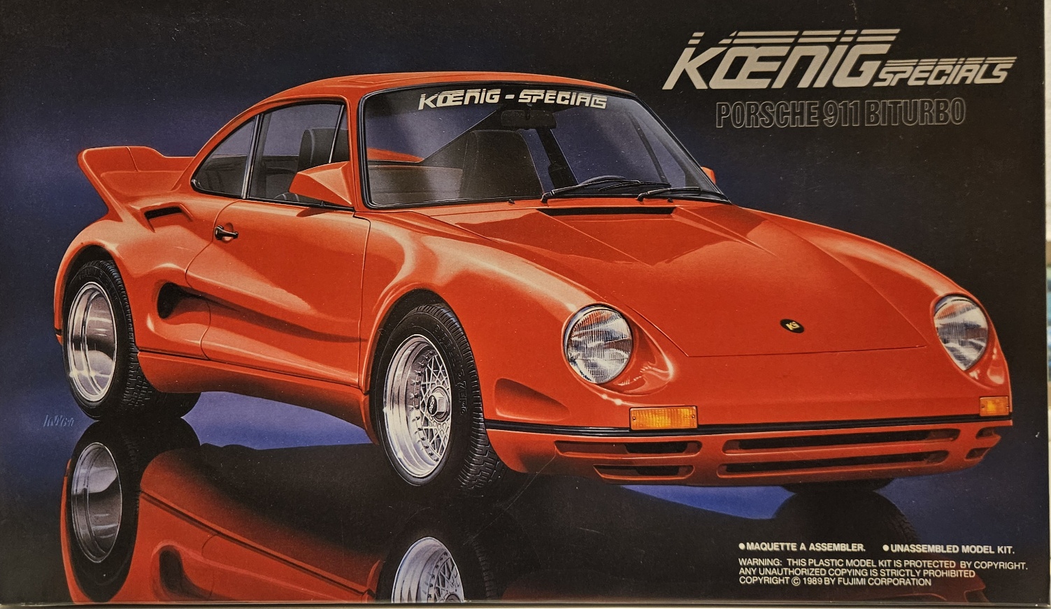 Fujimi 12004 Porsche 911 BiTurbo Koënig Specials 1/24