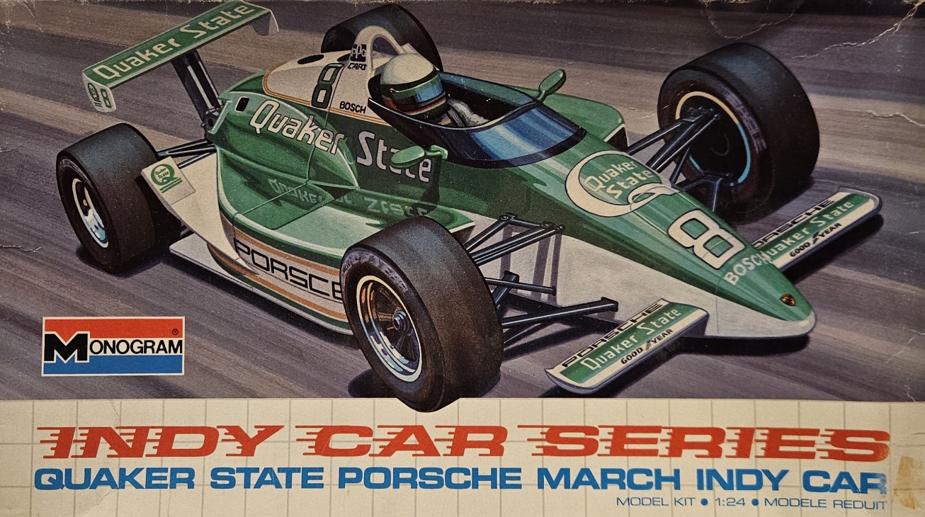 Monogram 2913 Indy Car Series Quaker State Porsche March Indy Car 1/24