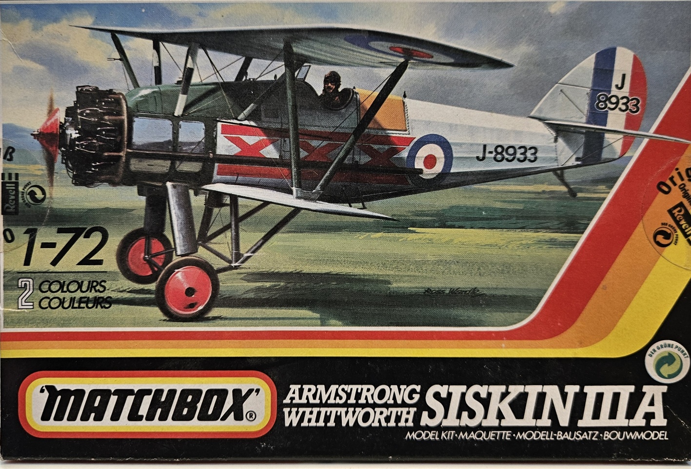 1 Matchbox 40025 Armstrong Whitworth Siskin IIIA 1/72