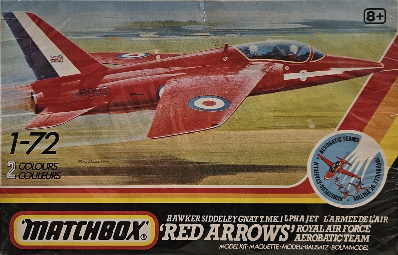 5 Matchbox PK-15 H.S. Gnat Mk. T.1 "Red Arrows" 1/72
