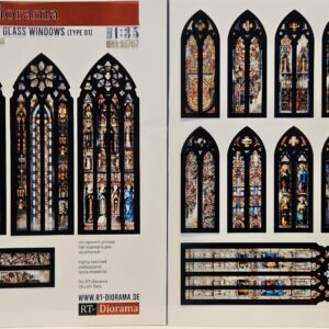 RT-Diorama 35767 Gothic Stained Glass Windows (type 01) 1/35