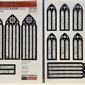 RT-Diorama 35768 Gothic Stained Glass Windows (type 02) 1/35