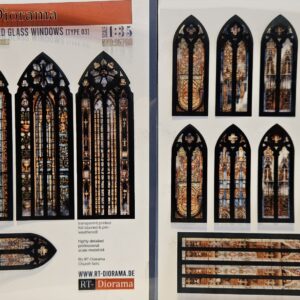 RT-Diorama 35769 Gothic Stained Glass Windows (type 03) 1/35