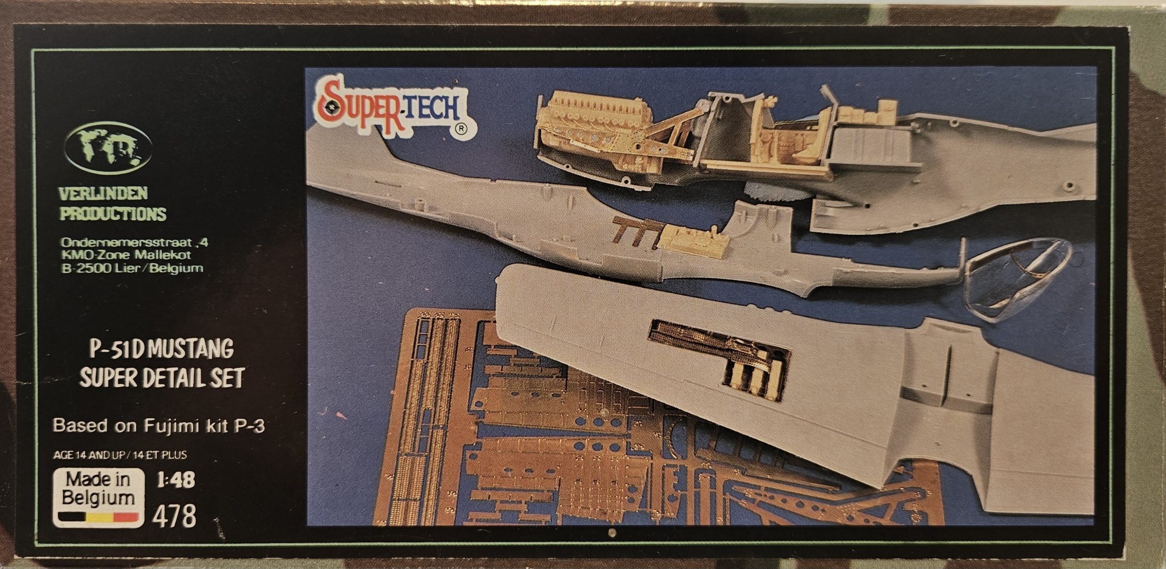 Verlinden Productions 478 P-51D Mustang Super Detail Set 1/48