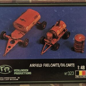 Verlinden Productions 323 Airfield Fuel Carts / Oil Carts 1/48