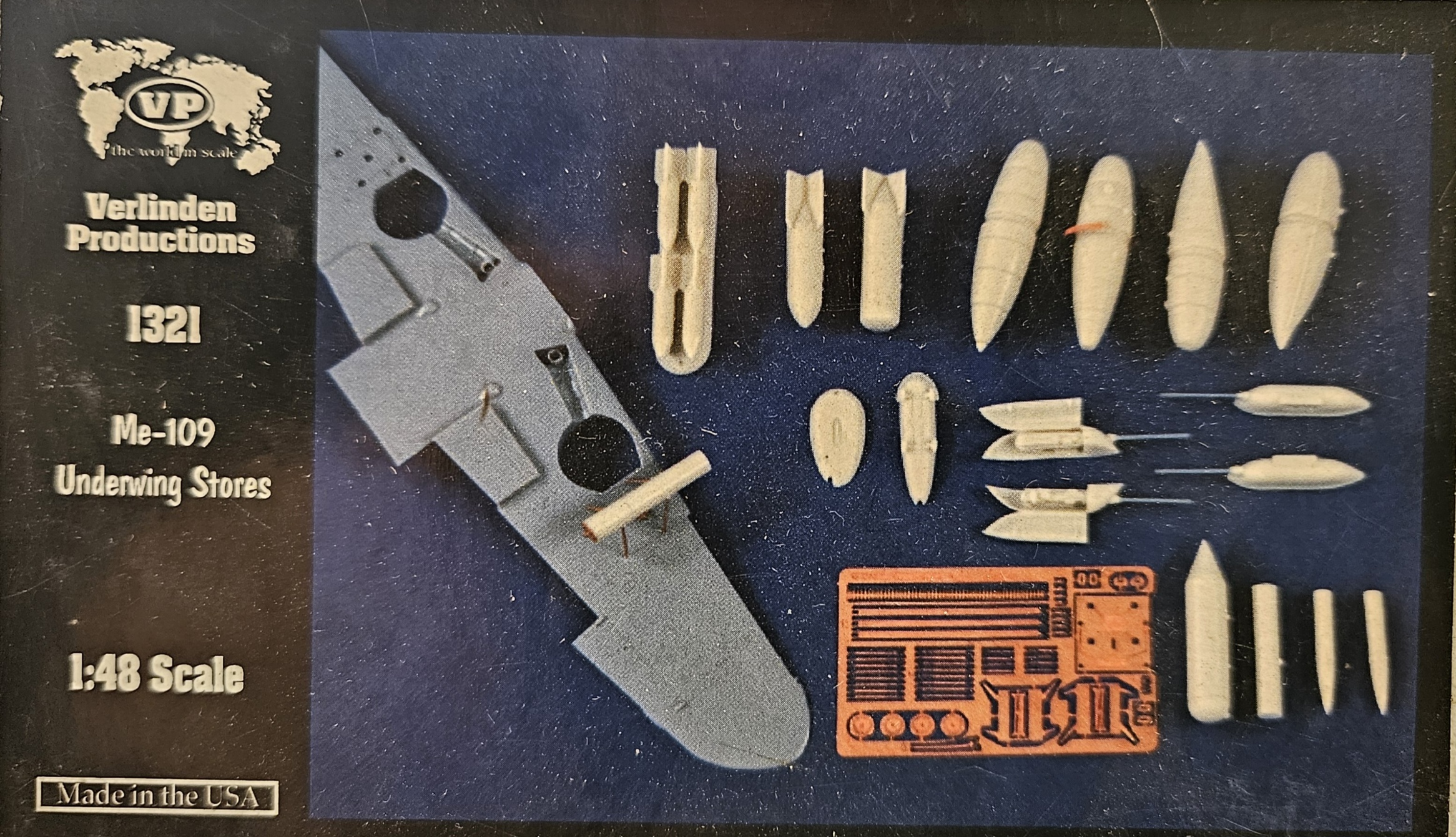 Verlinden Productions 1321 Me-109 Underwing Stores 1/48