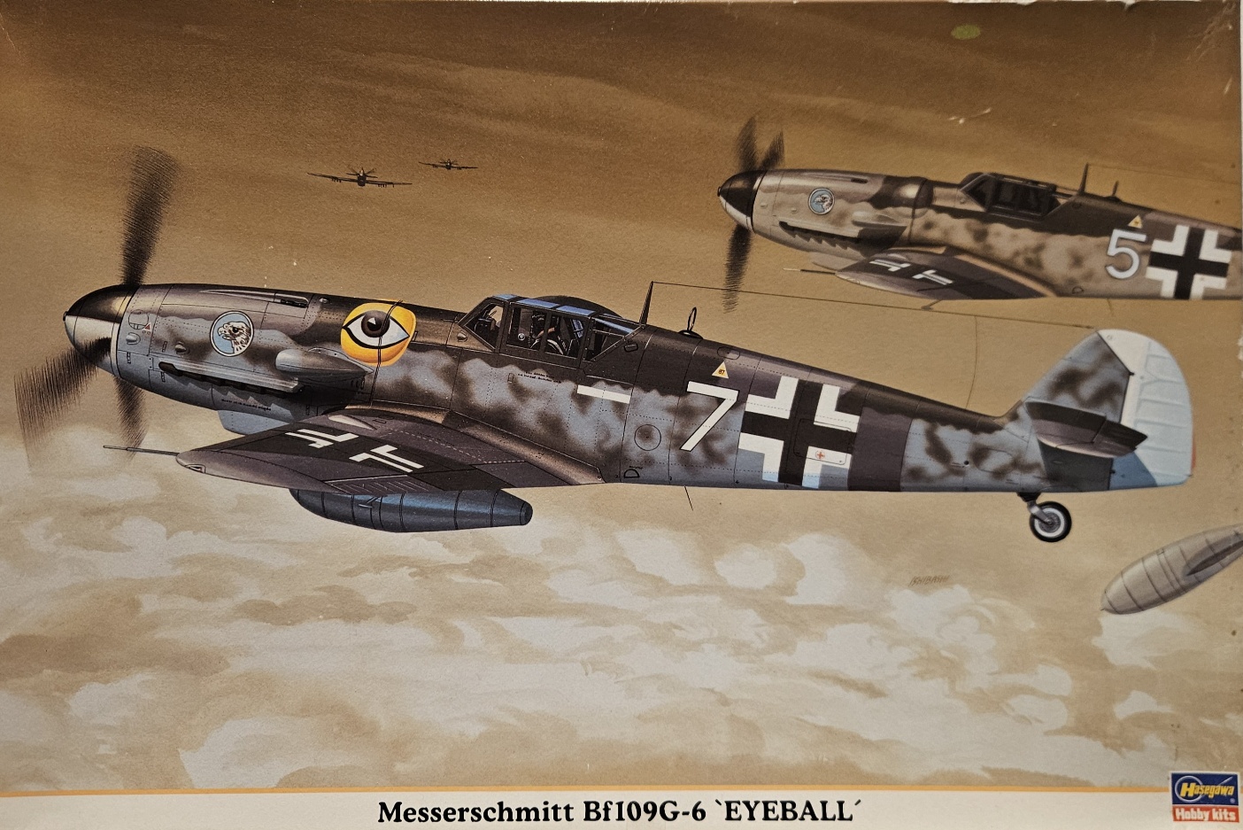 Hasegawa 08142 Messerschmitt Bf109G-6 'EYEBALL' 1/32