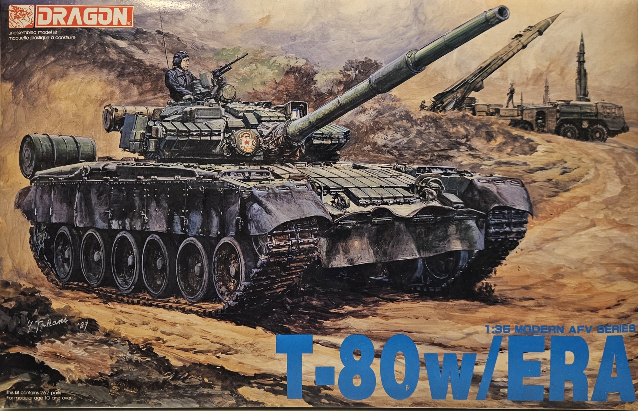 4 Dragon 3505 T-80 w/ERA 1/35