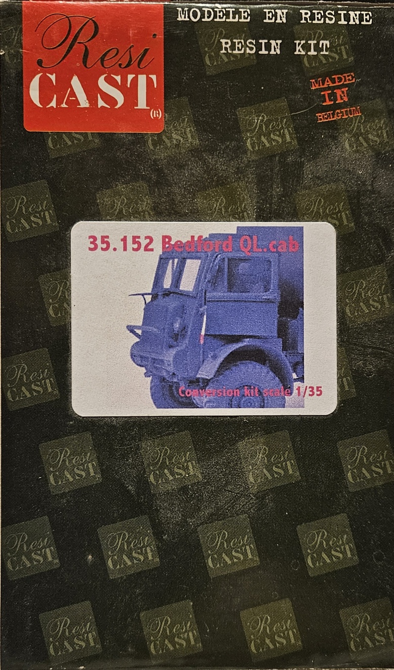 Resicast  35.152 Bedford QL cab included wheels 1/35