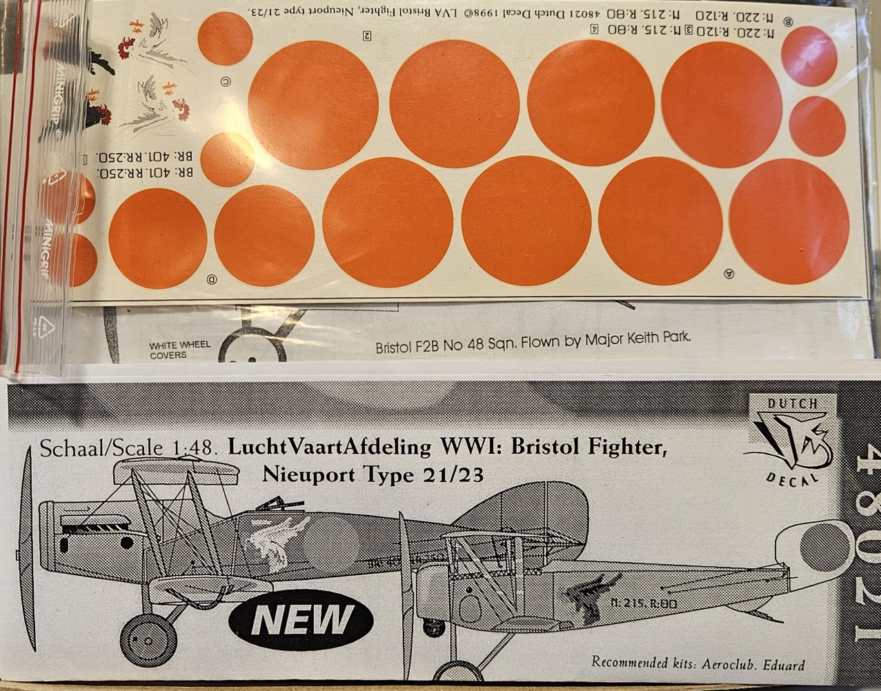 Aeroclub Brisol F2b Fighter inclusief Nederlandse Decals LVA 1/48 - Afbeelding 2
