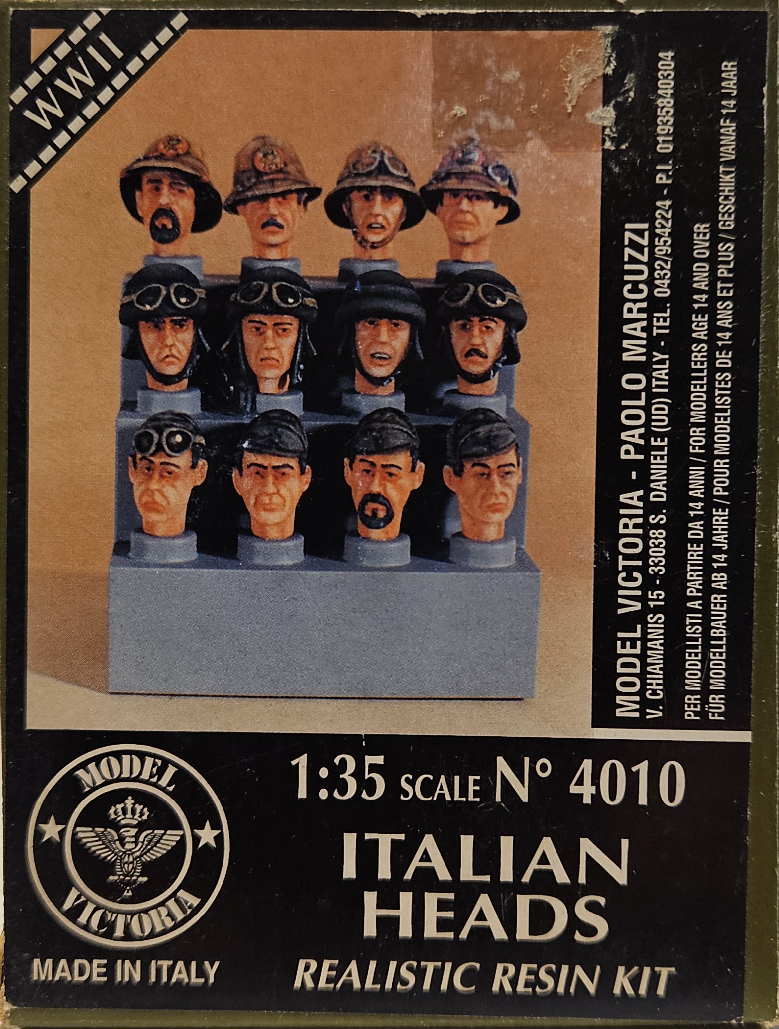 Model Victoria 4010 Italian Heads 1/35