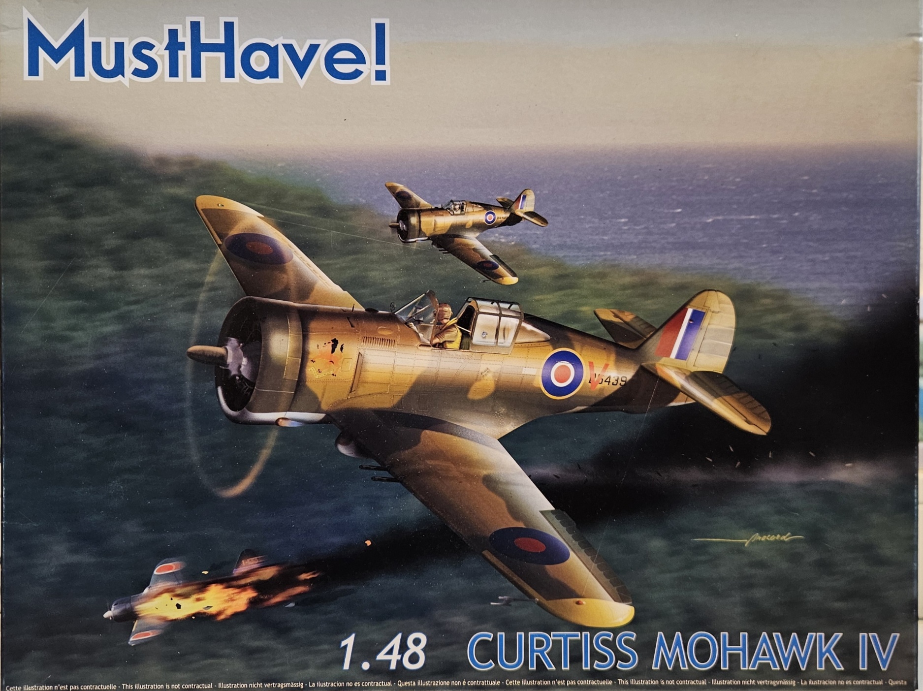 03 MustHave! MH148001 Curtiss Mohawk IV Nederlandse Decals 1/48