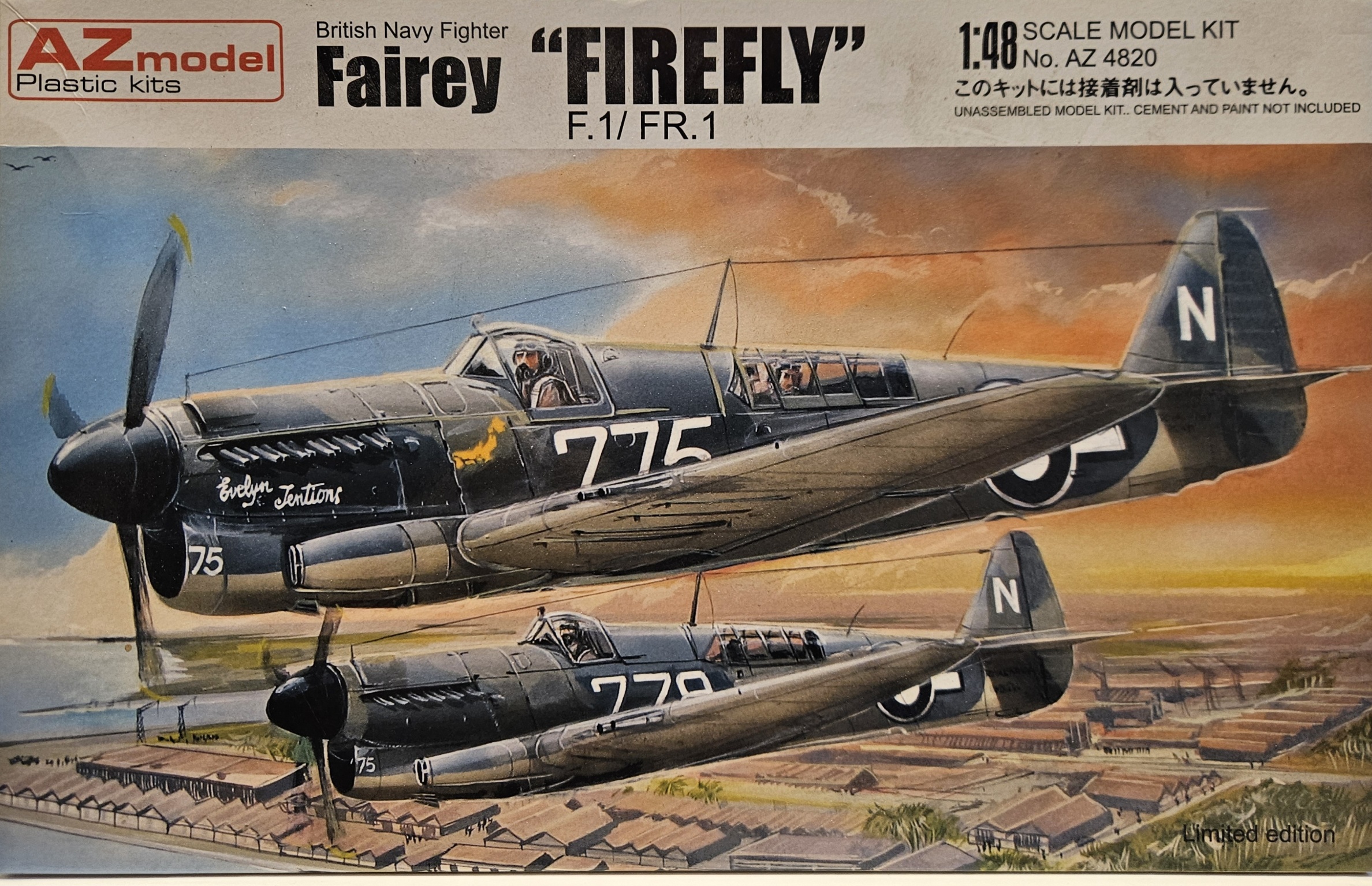 AZ Model AZ4820 Fairey "Firefly" F.1 / FR.1 w/Dutch Decals 1/48