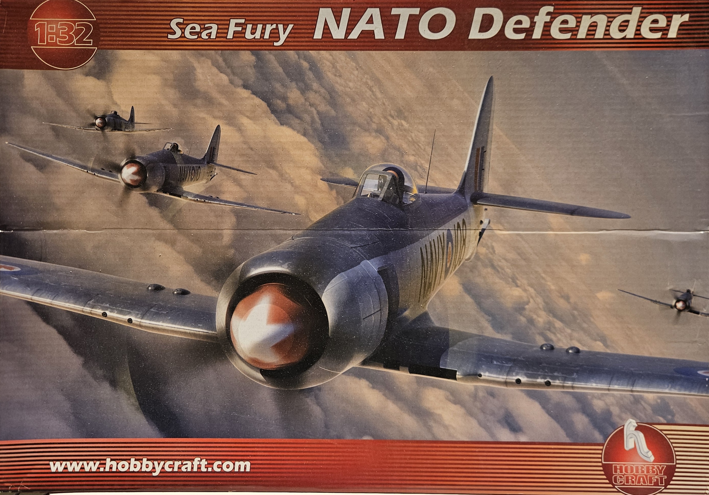 Hobby Craft HC 1718 Sea Fury NATO Defender Inclusief NL Decals 1/32