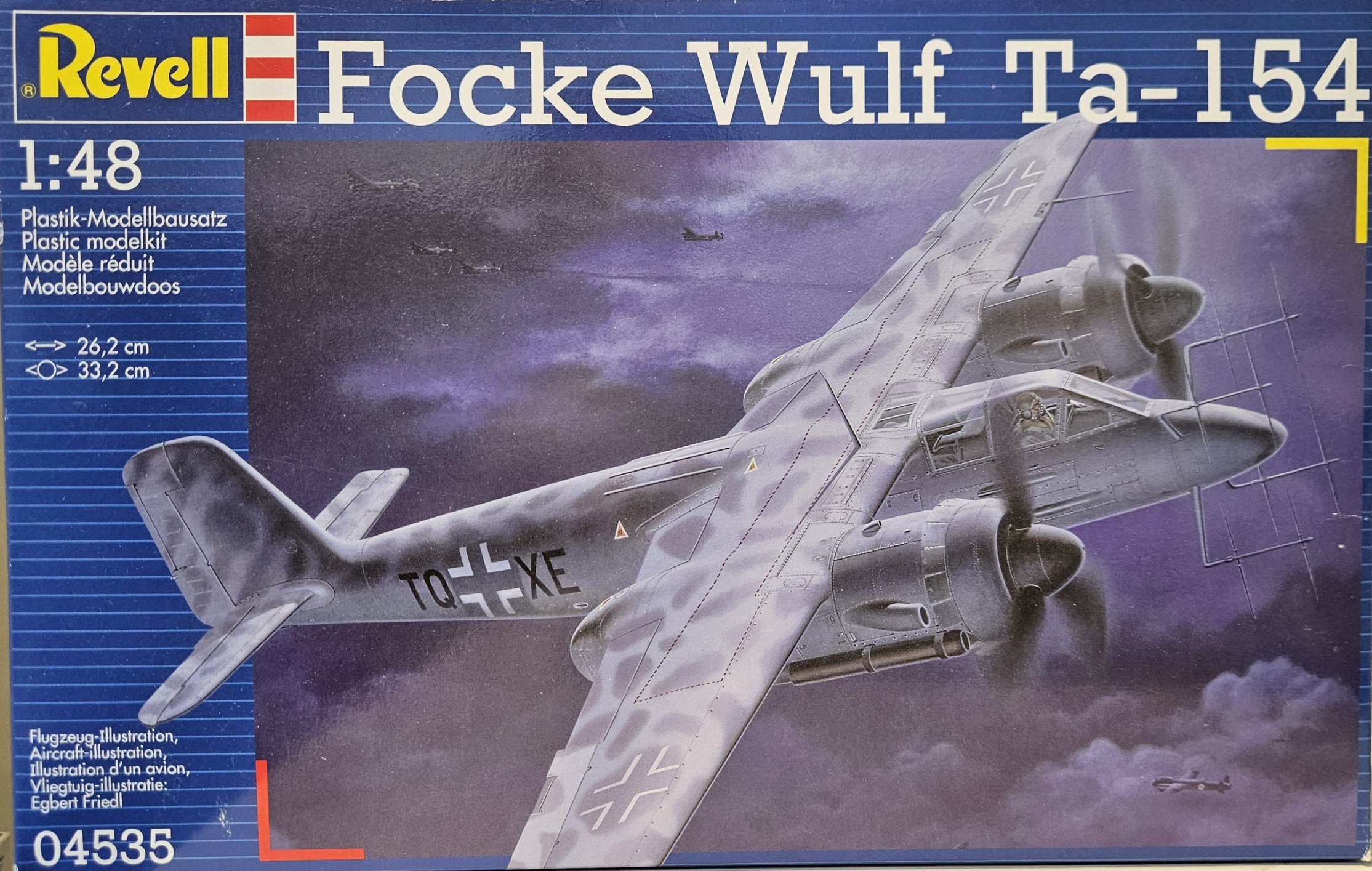 1 Revell 04535 Focke Wulf Ta-154 1/48