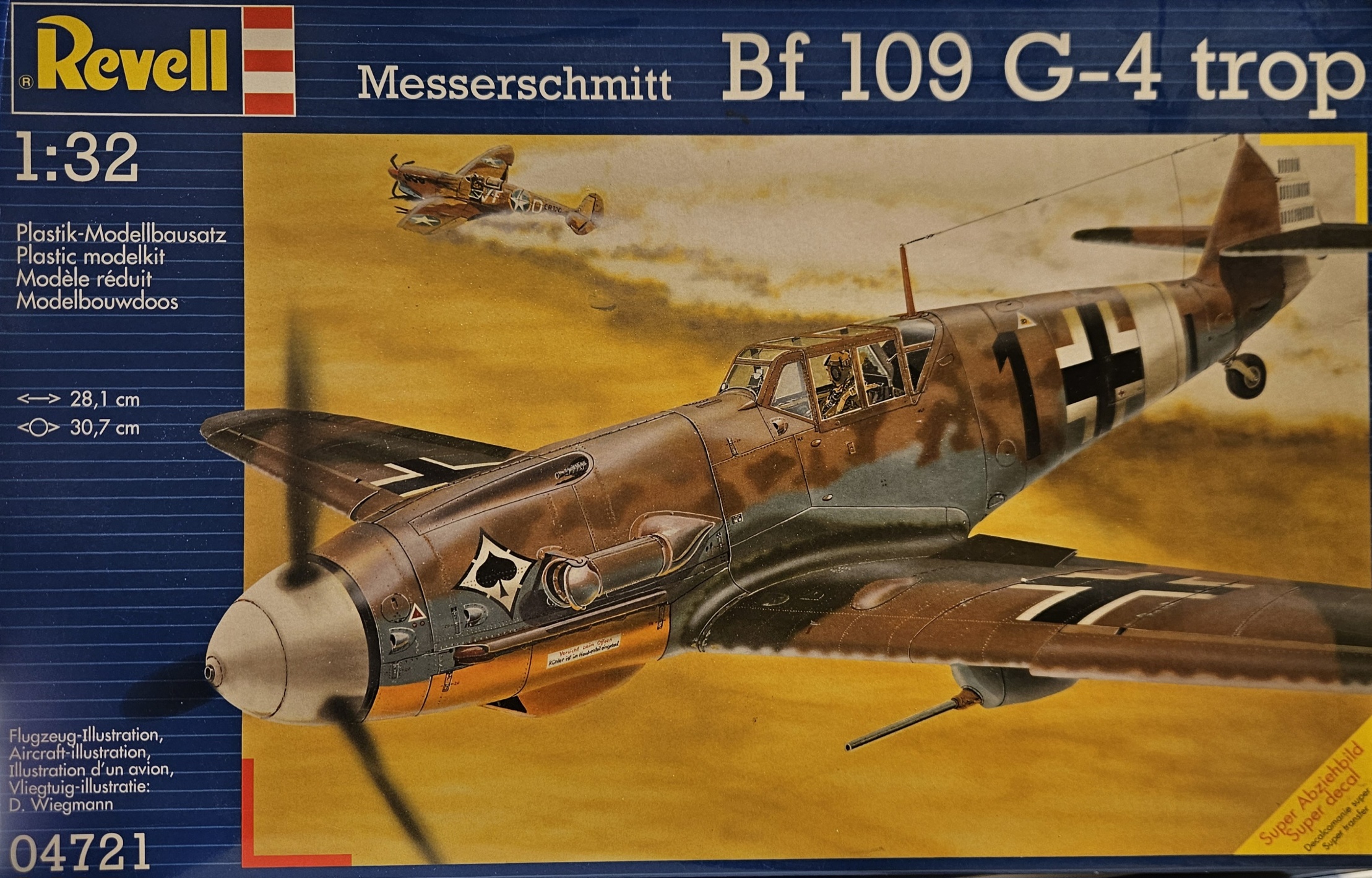 2 Revell 04721 Messerschmitt Bf 109 G-4 trop 1/32