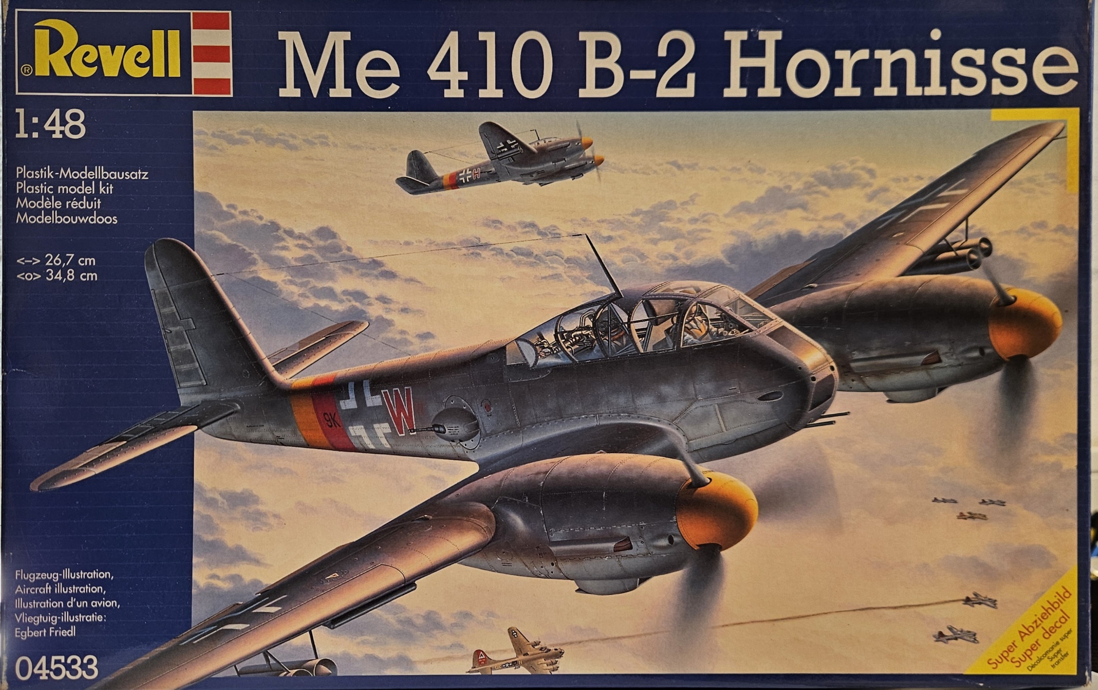 3 Revell 04533 Me 410 B-2 Hornisse 1/48