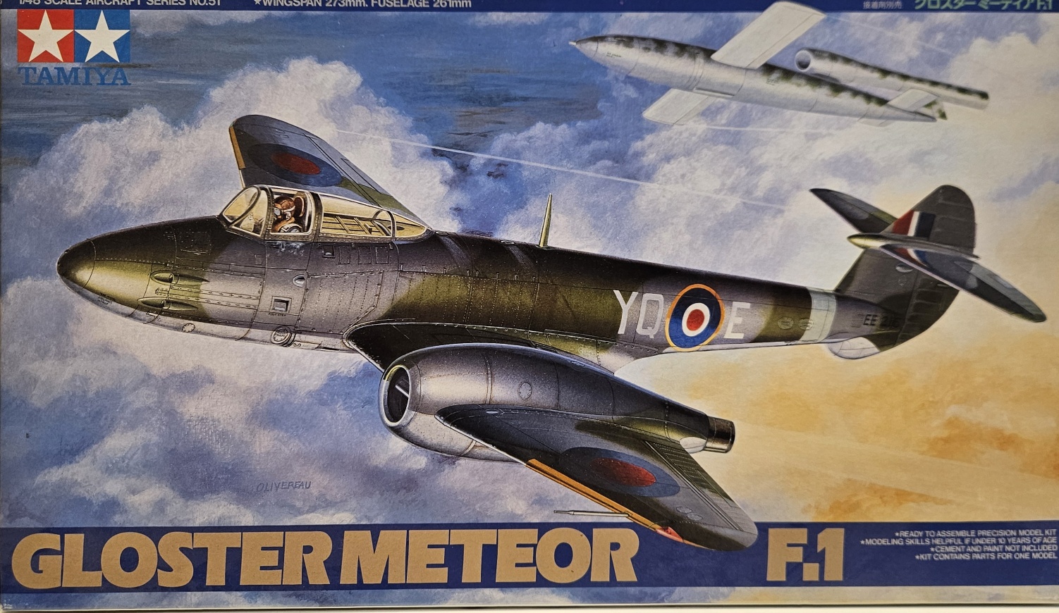 3 Tamiya 61051 Gloster Meteor F.1 1/48