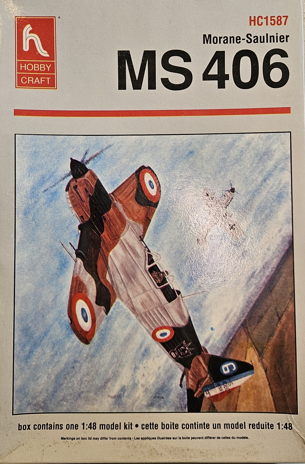 1 Hobby Craft  HC1587 Morane-Saulnier MS 406 1/48
