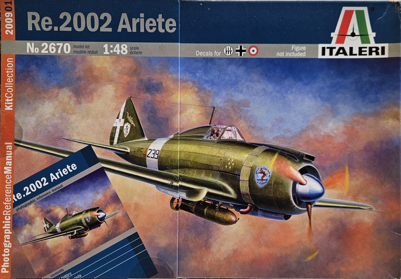 1 Italeri 2670 Re.2002 Ariete 1/48