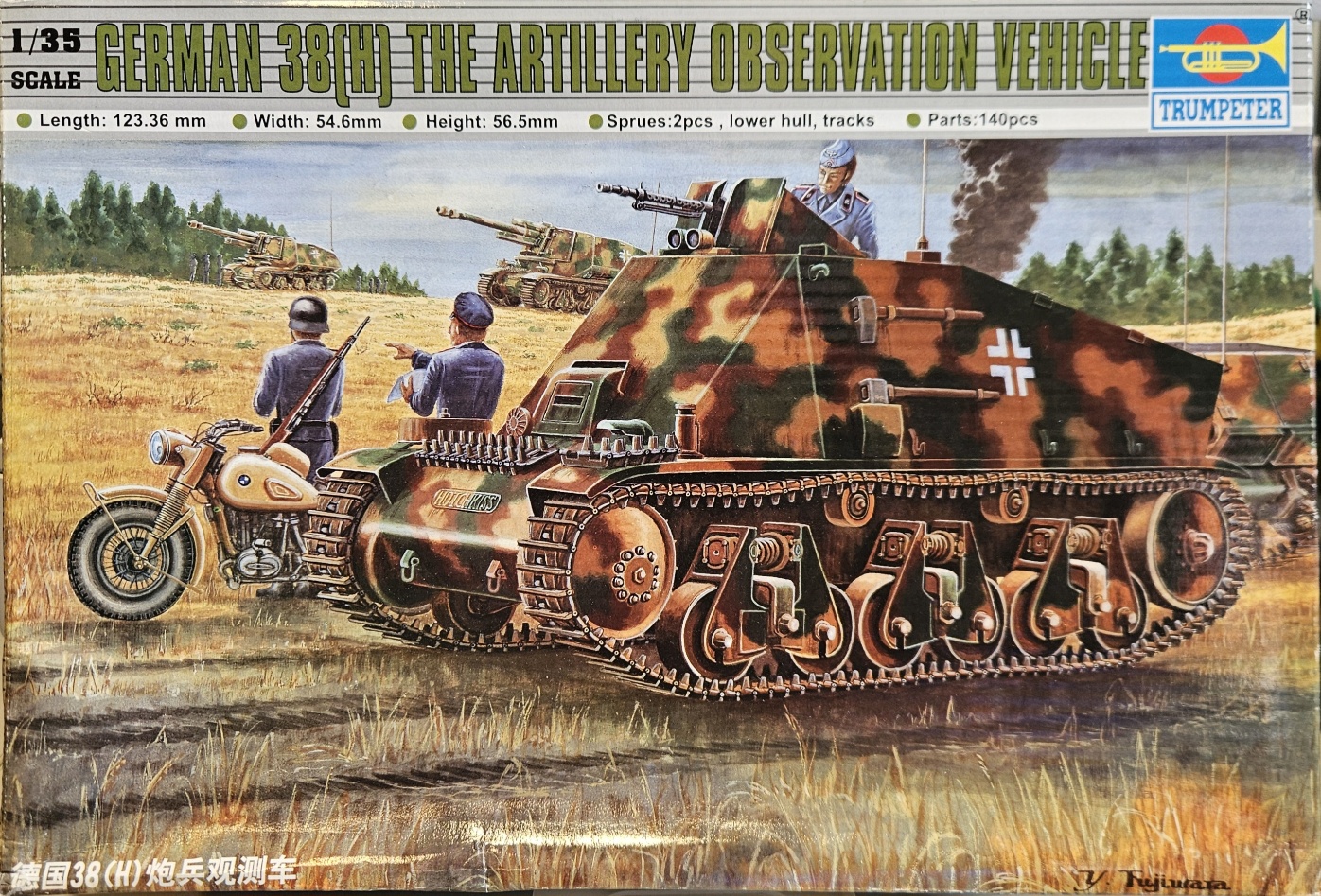 3 Trumpeter 00355 German 38(H) The Artillery Observation Vehicle 1/35