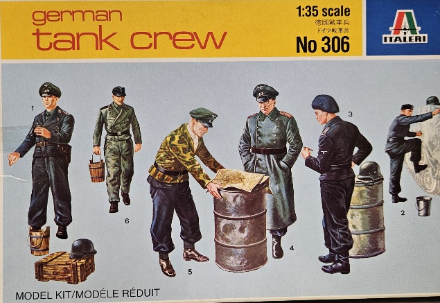 3 Italeri 306 German Tank Crew 1/35