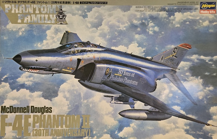 3 Hasegawa  P3 : 2200 F-4E Phantom II (30th Anniversary) 1/48