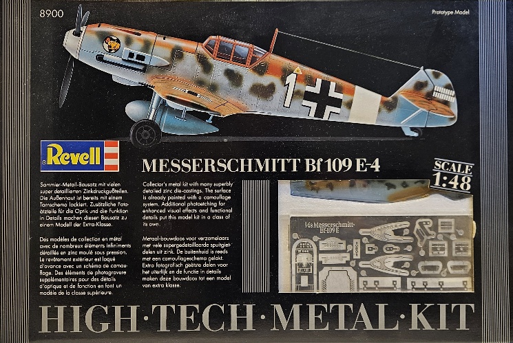 Revell 8900 Messerschmitt Bf 109 E-4 High-Tech Metal Kit 1/48