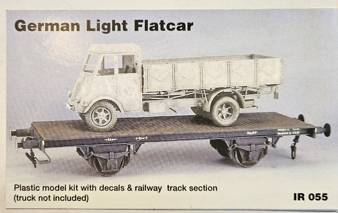 2 Ironside IR 055 German Light Flatcar 1/35