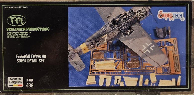 Verlinden Productions 438 Focke Wulf Fw190 A8 Super Detail Set 1/48