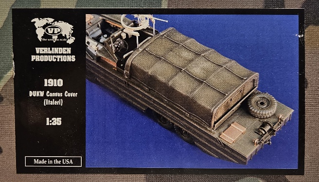 Verlinden Productions 1910 DUKW Canvas Cover (Italeri) 1/35